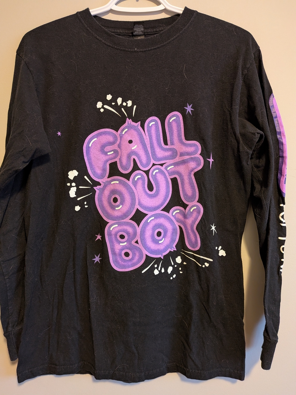 Fall Out Boy Black Long-Sleeve Graphic Tee